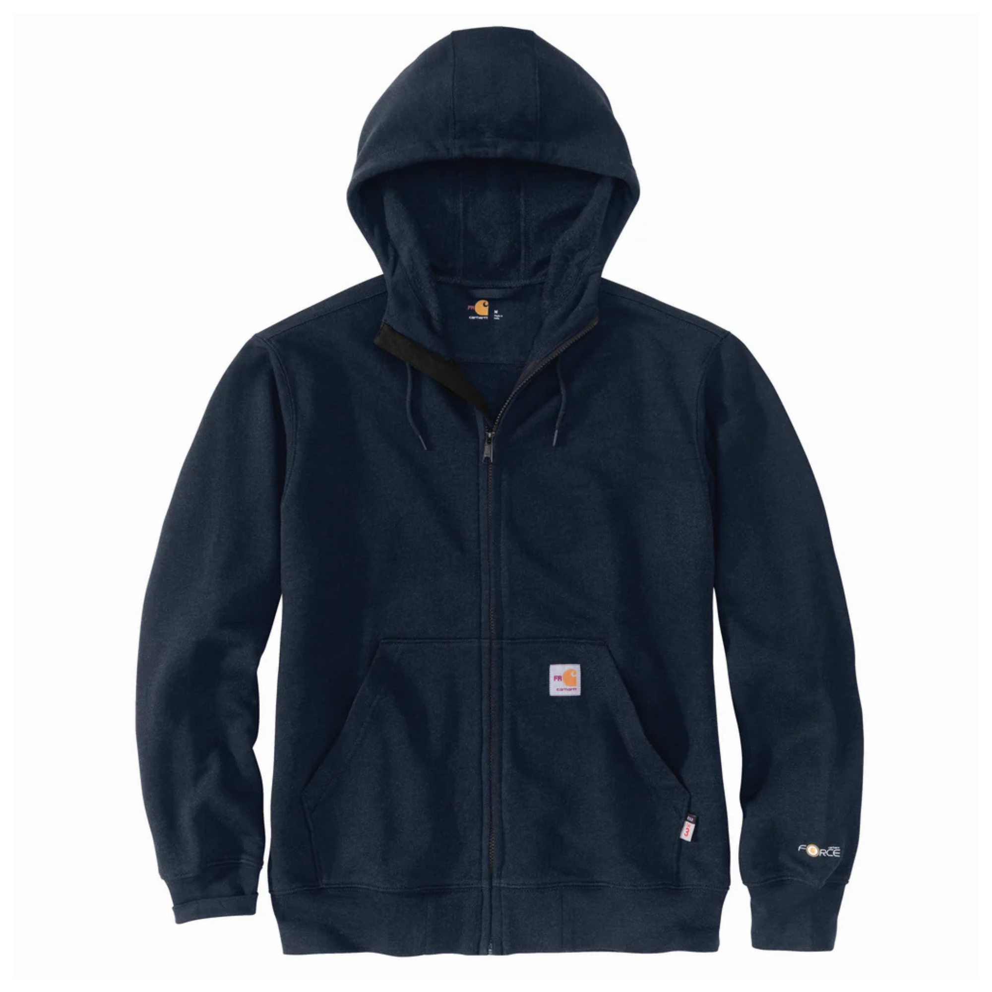 Carhartt Navy Flame Resistant Hooded Zip Front Sweatshirt from GME Supply